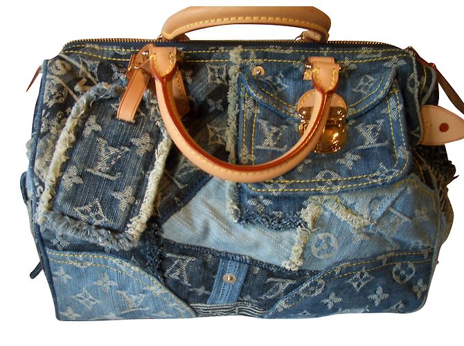 Speedy Louis Vuitton speddy 30 patchwork denim Azul John