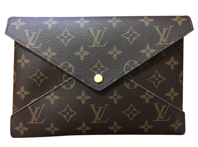 Louis Vuitton kirigami pochette Marrom Couro  ref.51169