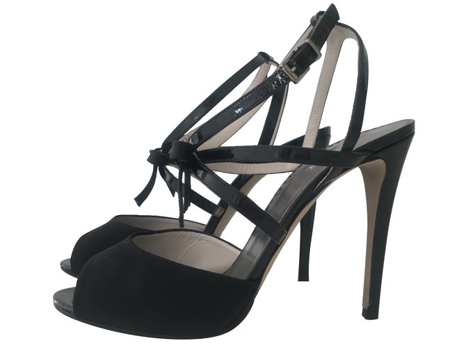 Black Emporio Armani High Heeled Shoes 