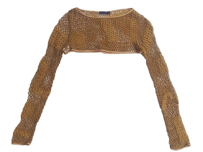 Top de lã Alberta Ferretti Verde