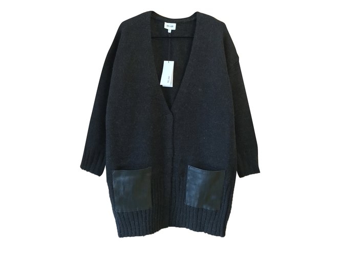 Bel Air Knitwear Black Wool  ref.51339
