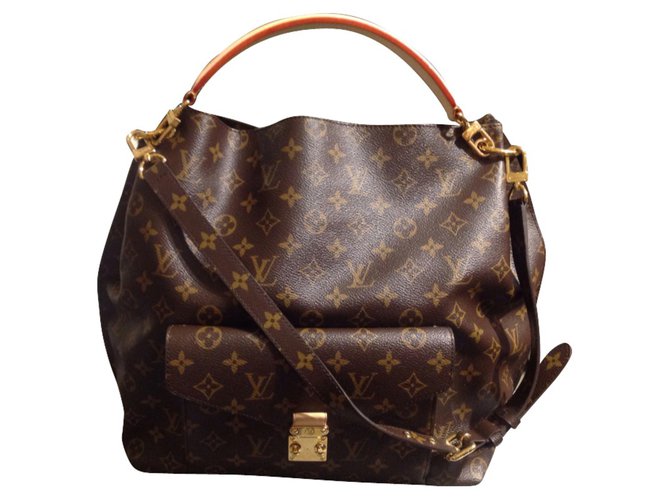 Metis Louis Vuitton Handbags Brown Leather  ref.51380