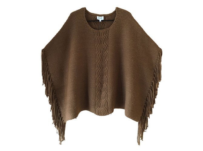 Bel Air PONCHO Laine Caramel  ref.51438