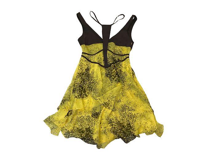 Sass & Bide Vestidos Amarillo Gris antracita