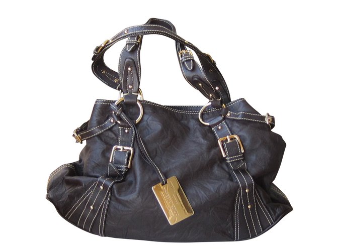 Dolce & Gabbana Handbags Dark brown Leather  - Joli Closet