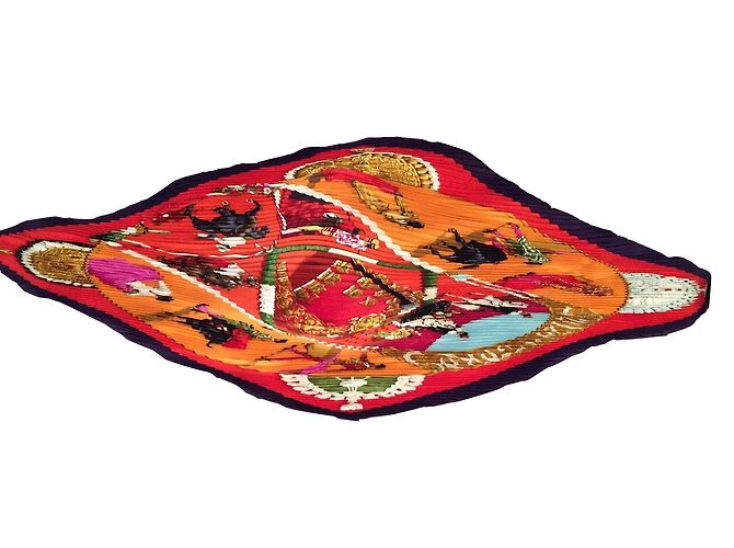 Hermès Plaza de Toros Multicolore Seta