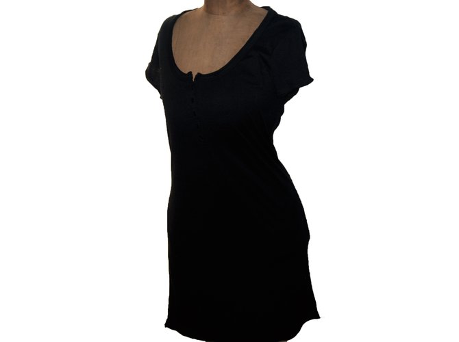 Berenice Dresses Black Cotton  ref.51552