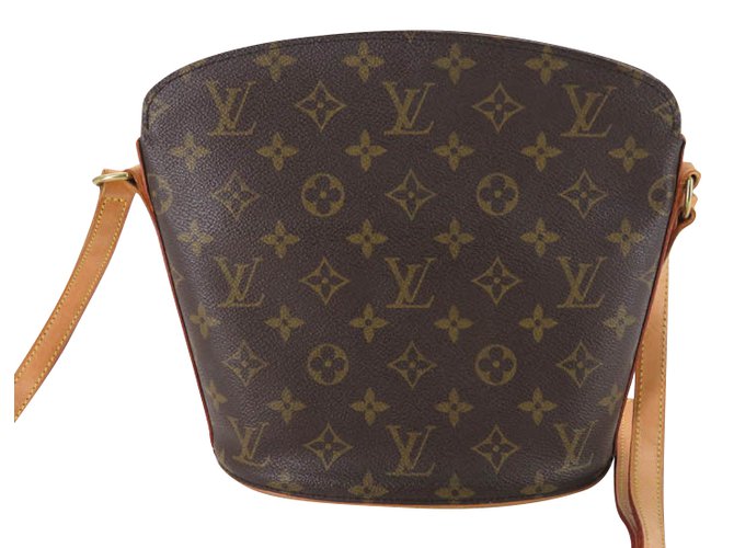 Louis Vuitton Handbags Brown Leather  ref.51623