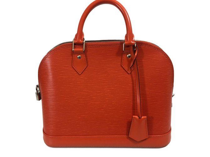 Louis Vuitton Alma PM Orange Leather ref.54197 - Joli Closet