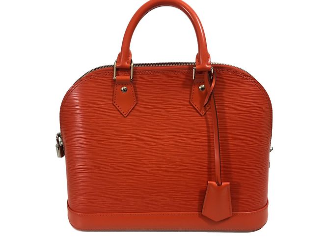 Louis Vuitton Alma PM Arancione Pelle