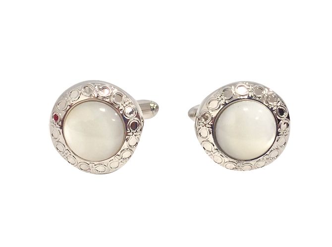 Salvatore Ferragamo Gemelli Argento Metallo