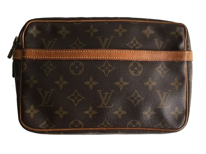 Louis Vuitton Compiegne 23 Brown Leather  ref.51789