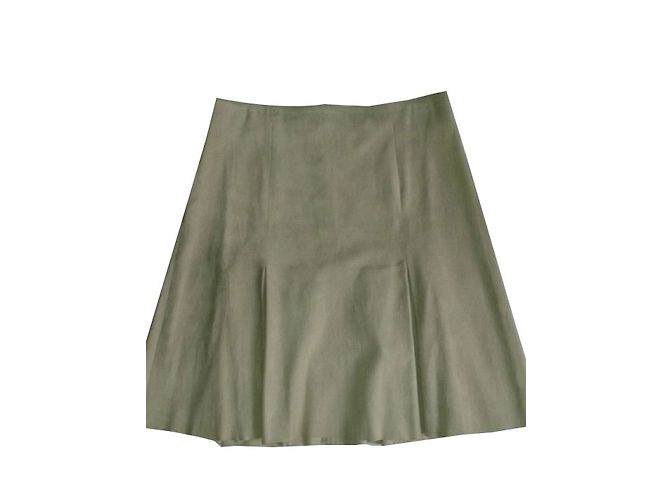 Jitrois Wildlederrock Perlgrau