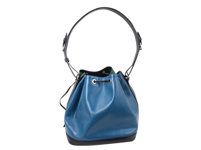 Noe Louis Vuitton Handbags Blue Leather  ref.51840