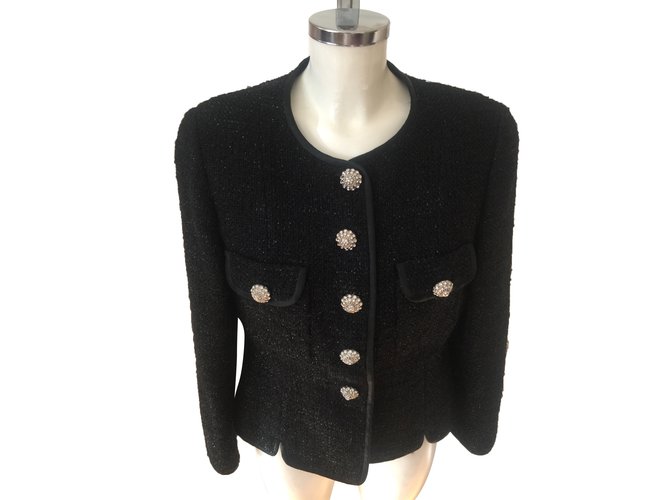 Georges Rech Jackets Black Wool  ref.51886