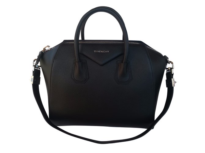 Givenchy Antigona Black Leather  ref.51891