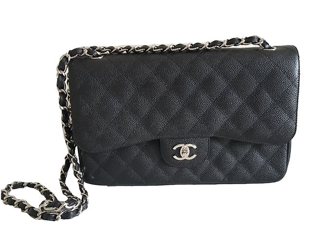 Classique Chanel Timeless  30 cm Noir