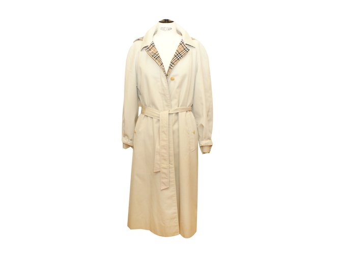 Burberry Prorsum vintage Trench coat Beige Polyester  ref.52009