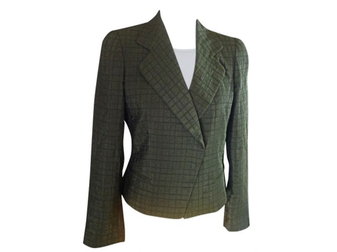 Armani Blazer Khaki aus Seide