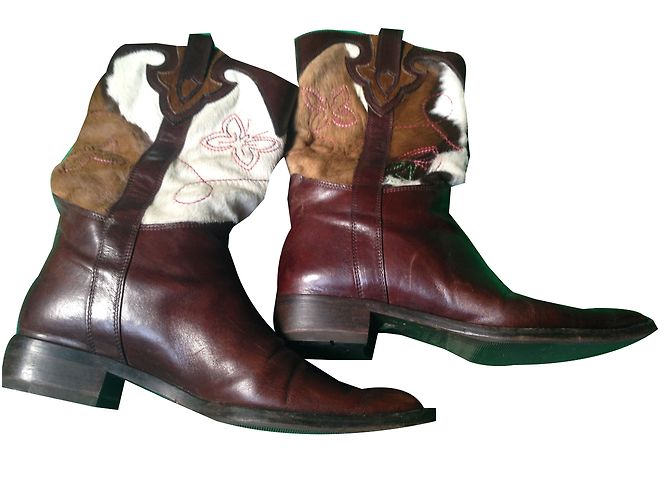 Autre Marque Botas vaqueras franco martini Castaño