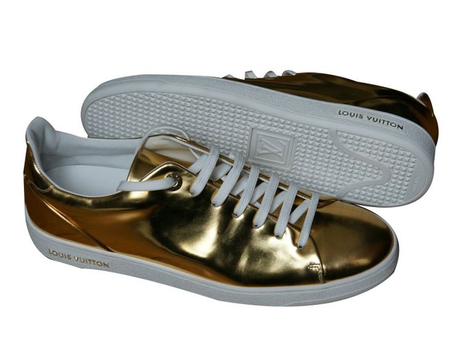 Louis Vuitton Sneakers Golden Leather  ref.52129