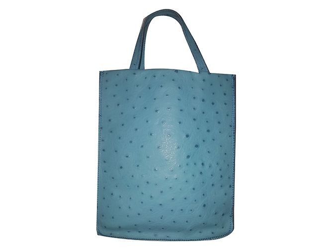Autre Marque Coccinelle Mini Borsa Blu in Pelle