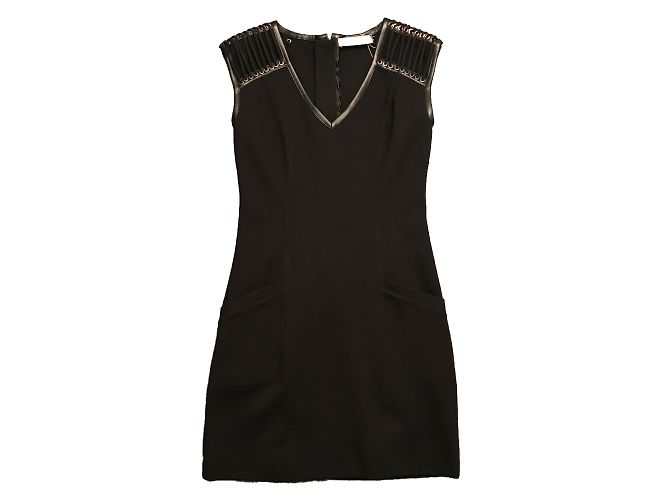 Pierre Balmain Kleid schwarz Viscose