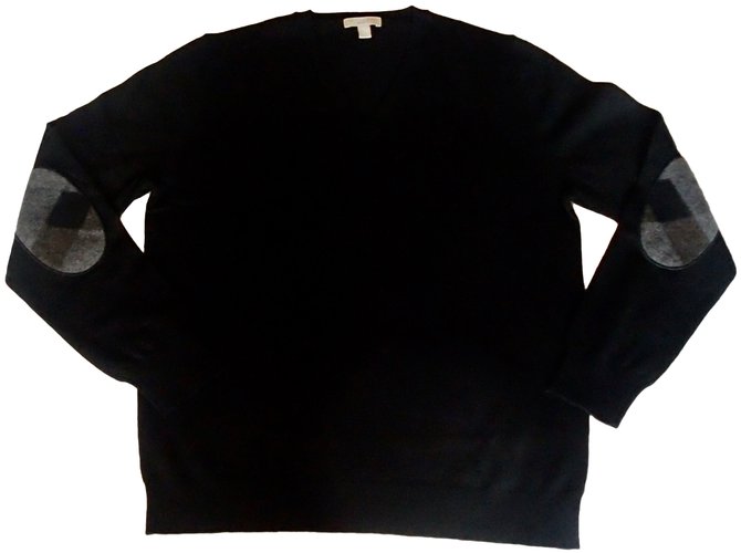 Burberry Brit Sweaters Black Wool  ref.52337