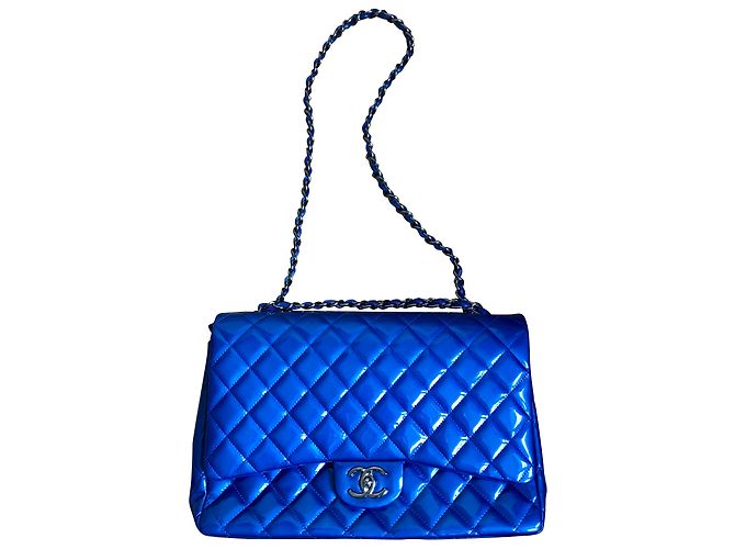 Timeless Chanel Handtaschen Blau