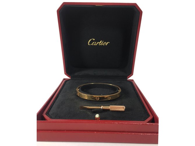 Cartier Love bracelet Golden Pink gold  ref.52575