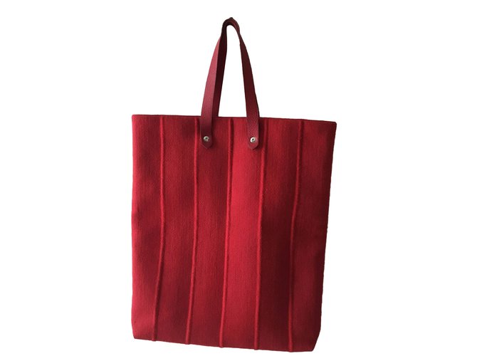 Hermès Totalizzatore Rosso Lana  ref.52599