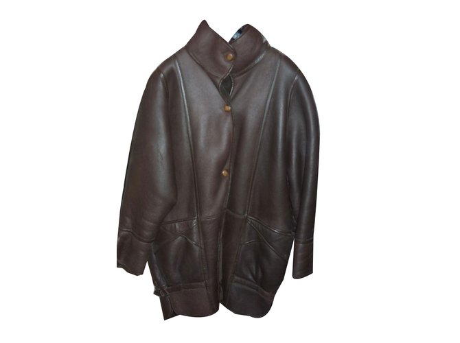 Autre Marque GUY ARNAUD Jacket Brown Leather  ref.52630
