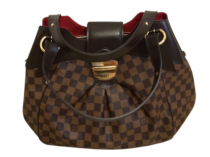 Louis Vuitton Sistina GM Brown Leather  ref.52701