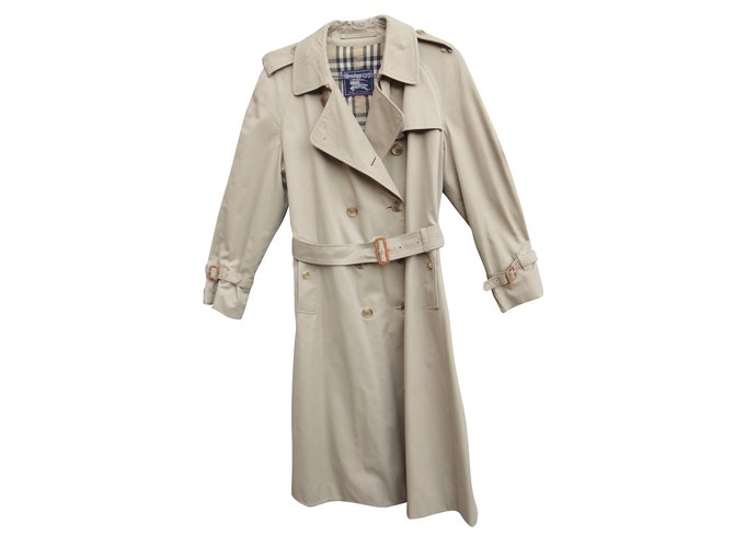 Burberry Trench coats Beige Cotton  ref.52758