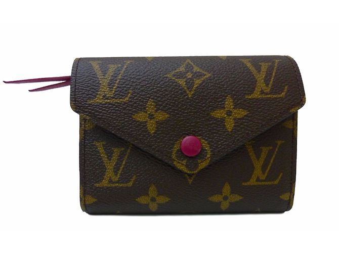 Louis Vuitton Purses, wallets, cases Brown Pink