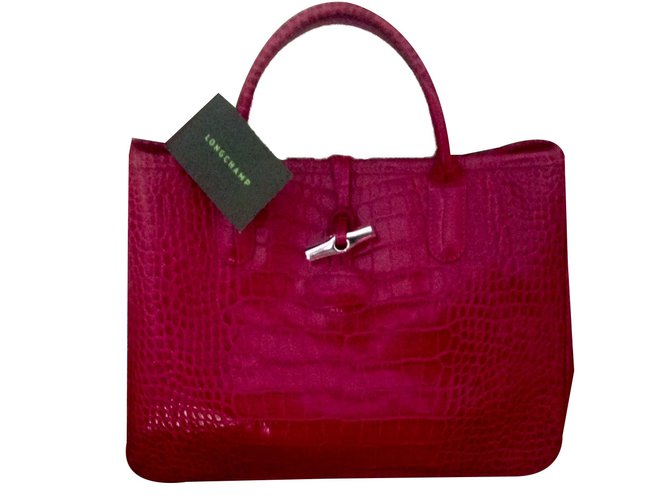 sac longchamp croco
