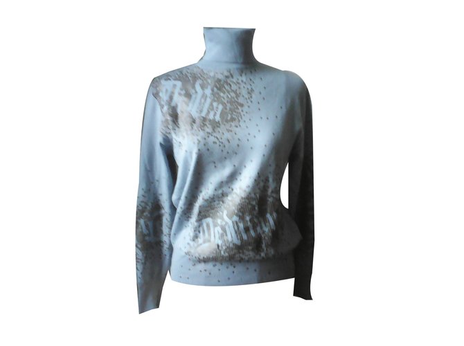 Versace Knitwear Blue  ref.52916
