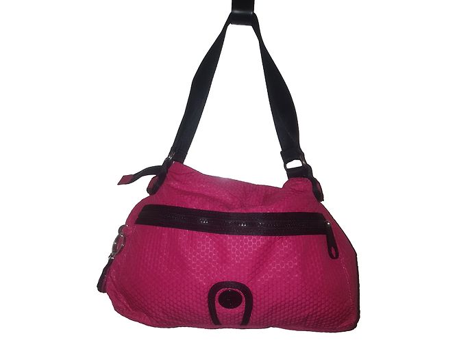 Autre Marque Pochette Kipling Rosa in Tessuto