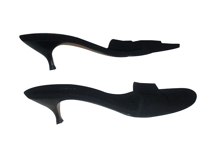 Bailarinas Lk Bennett de gamuza negra 37EU Negro