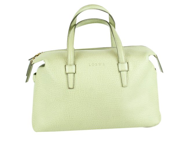 Loewe Handbags Green Leather  ref.53016