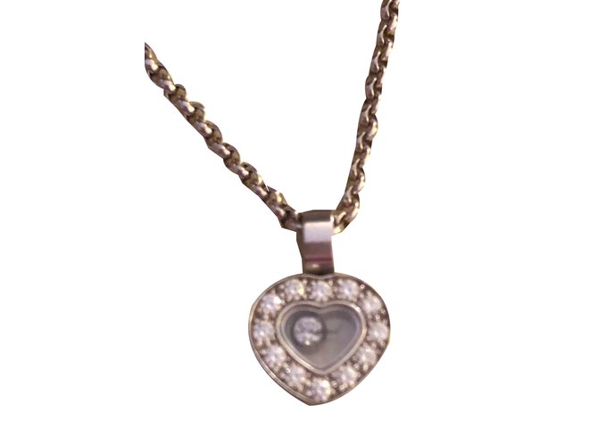 Chopard Necklaces Silvery White gold  ref.53041
