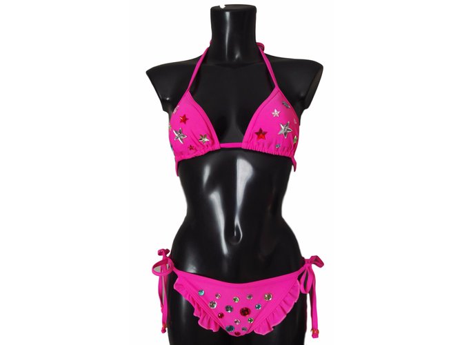 Manoush Swimwear Pink Polyester  ref.53090