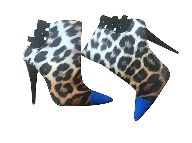 Botines Giuseppe Zanotti Ester Estampado Leopardo Estampado de leopardo
