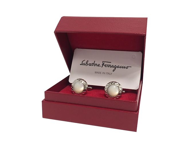 Salvatore Ferragamo Gemelli Argento Metallo