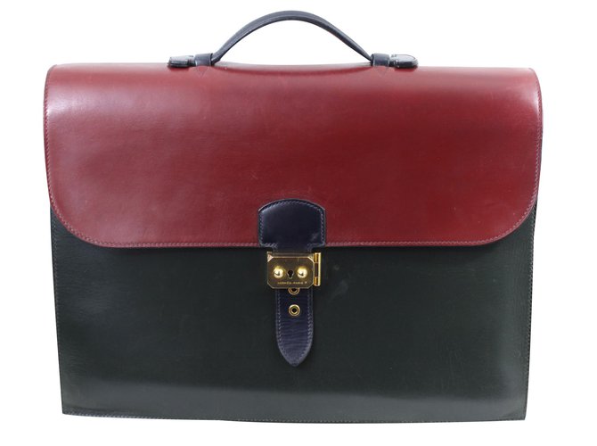 Hermès Bags Briefcases Multiple colors Leather  ref.53377
