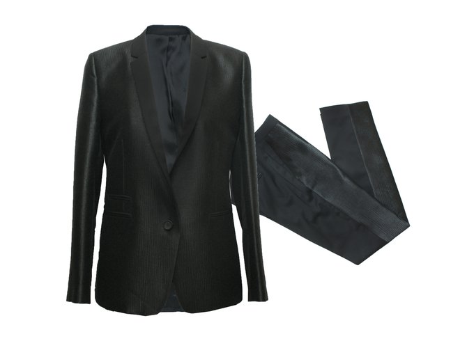 The Kooples traje de pantalon Negro Lana  ref.53404