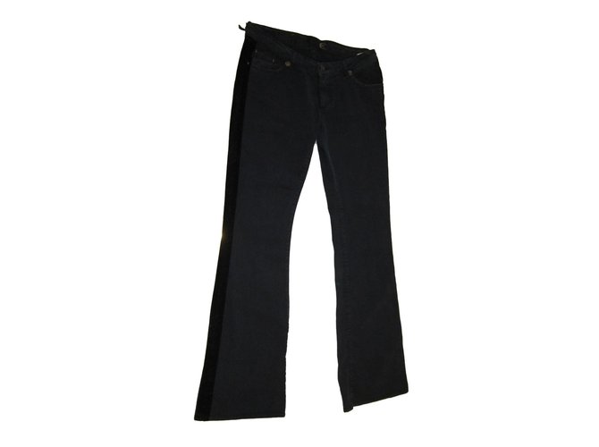 Just Cavalli Pantalons Coton Noir  ref.53411