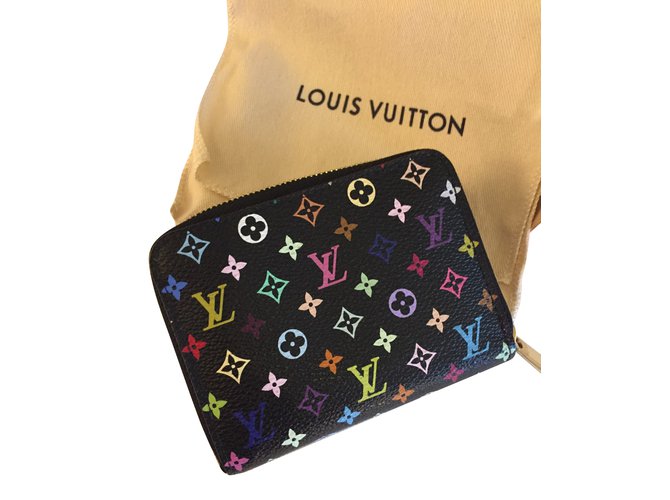 Louis Vuitton Mini zip Multicor Couro  ref.53447