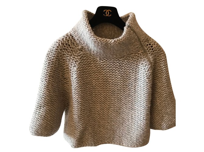 Brunello Cucinelli Pull Cachemire Gris  ref.53456