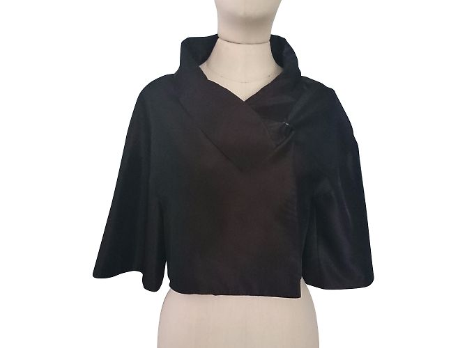 Zara Manteljacke Dunkelbraun